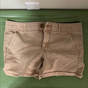 American Eagle Outfitters Tan Cargo Shorts Classic Style